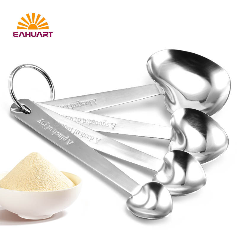 Heart-Shaped Measuring Spoon Set – Perfect for Baking Gifts