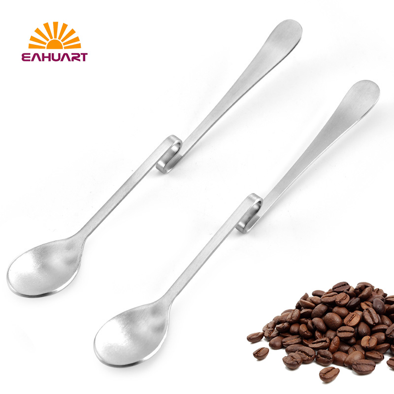 Supplier Coffee Stirring Spoon with Hook for Modern Kitchens