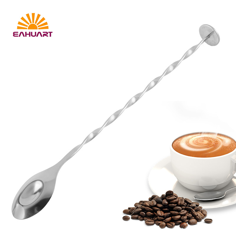 Creative Spiral Coffee Spoon – Upright Design for Clean