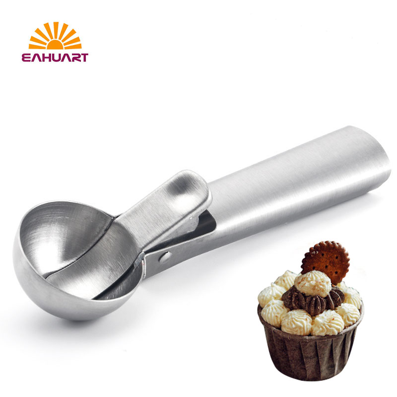 Stainless Steel Ice Cream Scoop – Heavy-Duty & Easy Release