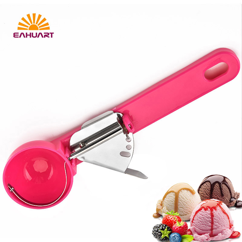 Premium Spring-Action Ice Cream Scoop with Easy Release