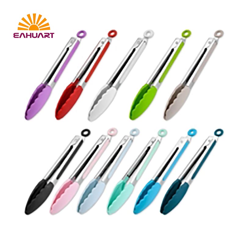 Custom Color Silicone Food Tongs – Safe Stylish & Heat-Proof