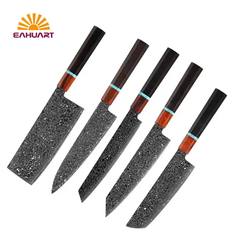 Custom 5-PCS Kitchen Knife Set-Personalized Blades & Handles
