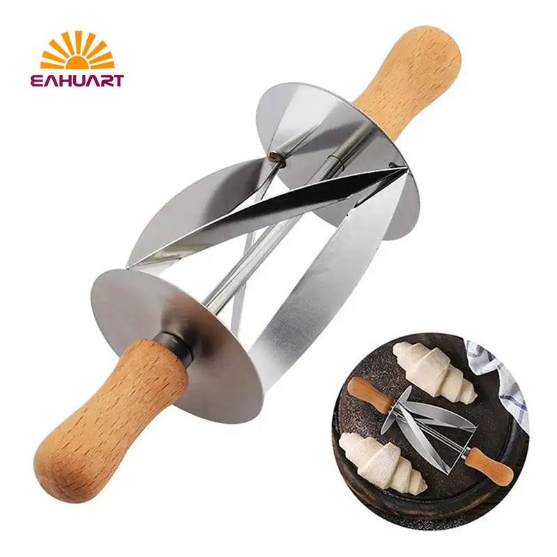 Wholesale Croissant Roller Cutter for Pastry Dough Cutting