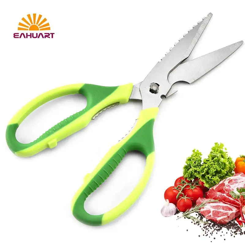 Detachable Kitchen Poultry Bone Scissors with Bottle Opener