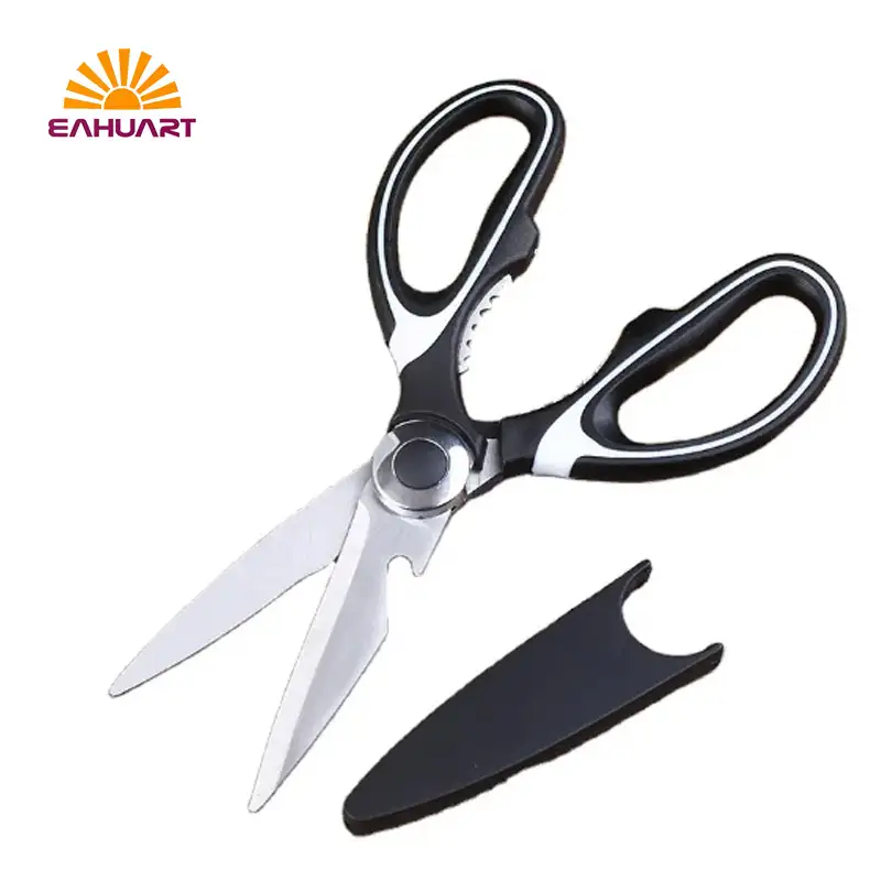 Non-Slip 3-in-1 Kitchen Scissors for Cooking & Household Use